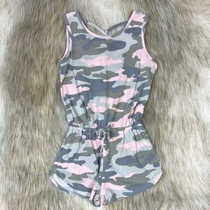3T Place Kids Sleeveless Camouflage Romper